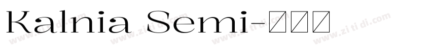 Kalnia Semi字体转换 Kalnia Semi字体转换